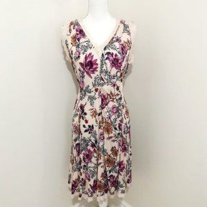 Floral Print Sleeveless Dress